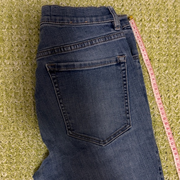 Garage Ripped Skinny Jeans in Blue - Picture 5 of 5